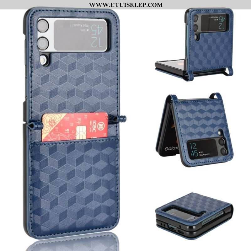 Futerały do Samsung Galaxy Z Flip 4 Etui Folio Sześcian 3d